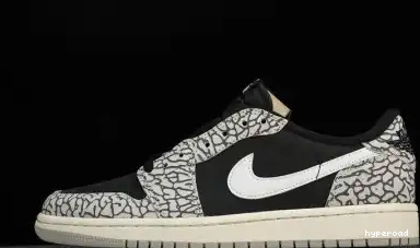 Hyperoad Jordan Black Cement Low 1 OG Retro 0508